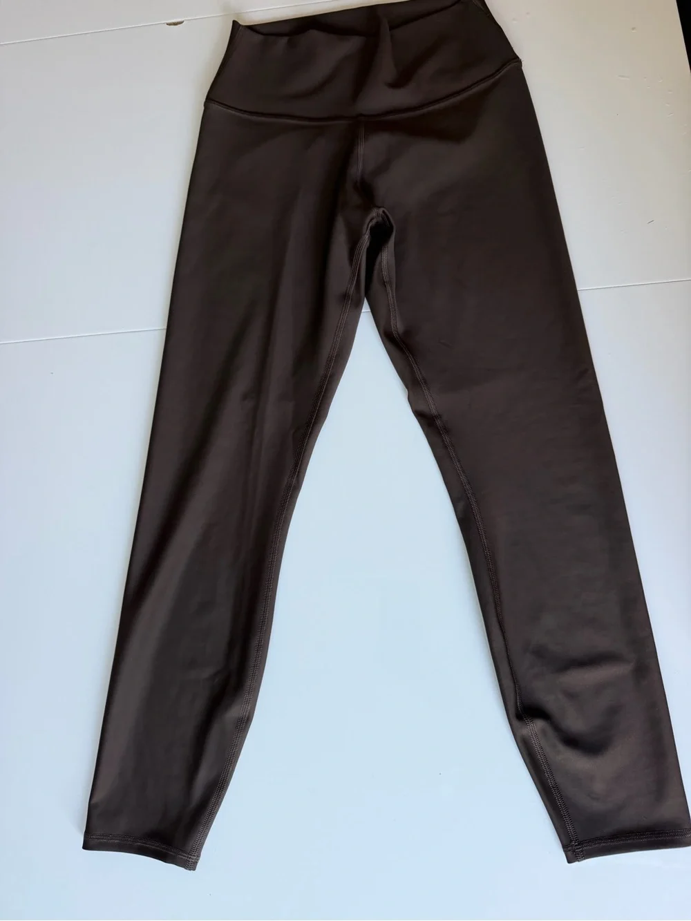Alo yoga 7/8 High-Waist Airlift Legging in Dark Brown Large